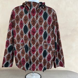 Zara printed windbreaker